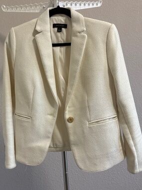 Ann Taylor cream blazer